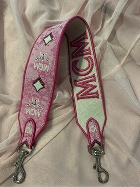 MCM Monogram Webbing Crossbody Bag Strap